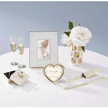 Kate Spade new york Charmed Life Gold Heart Frame