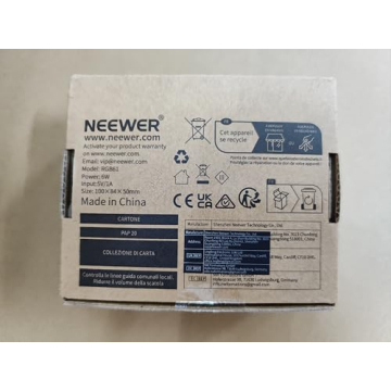 NEEWER RGB Video Light, Portable 61 LED Camera Light