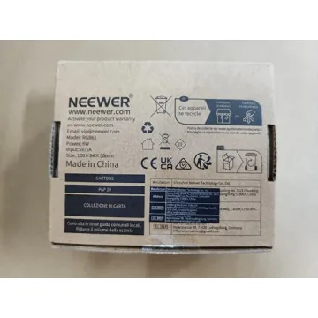 NEEWER RGB Video Light, Portable 61 LED Camera Light