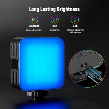 NEEWER RGB Video Light, Portable 61 LED Camera Light