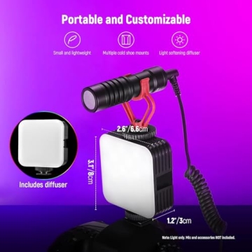 NEEWER RGB Video Light, Portable 61 LED Camera Light