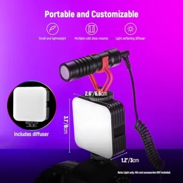 NEEWER RGB Video Light, Portable 61 LED Camera Light