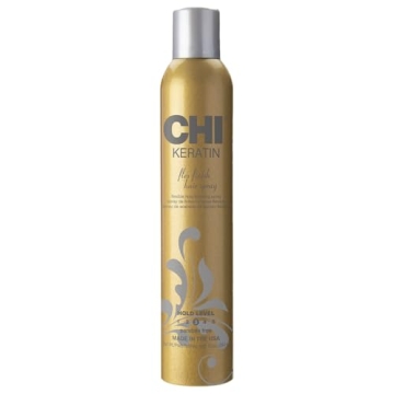 CHI Keratin Flex Finish Hair Spray - Lightweight, Long-Lasting, Frizz Control, 10 Oz
