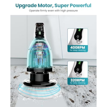 Electric Spin Scrubber for Effortless Cleaning at Home