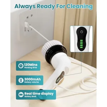 Electric Spin Scrubber for Effortless Cleaning at Home