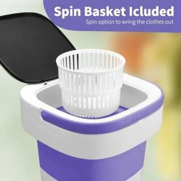 Portable Mini Washing Machine Ideal for Home Travel Laundry