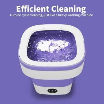 Portable Mini Washing Machine Ideal for Home Travel Laundry