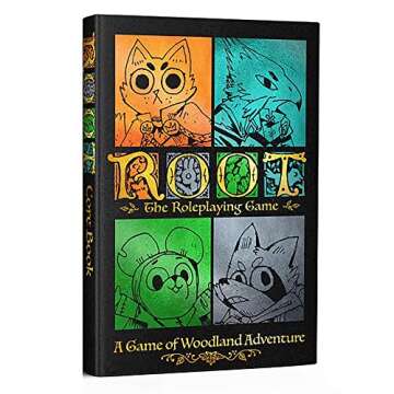 Deluxe Set Root: The RPG - Core Book & Travelers & Outsiders, hardcover rulebook & Expansion, Full-Color, Original Art by Kyle Ferrin, Silk Bookmarks, foil-Stamped Covers, Hard slipcase Included.