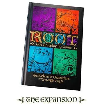 Deluxe Set Root: The RPG - Core Book & Travelers & Outsiders, hardcover rulebook & Expansion, Full-Color, Original Art by Kyle Ferrin, Silk Bookmarks, foil-Stamped Covers, Hard slipcase Included.