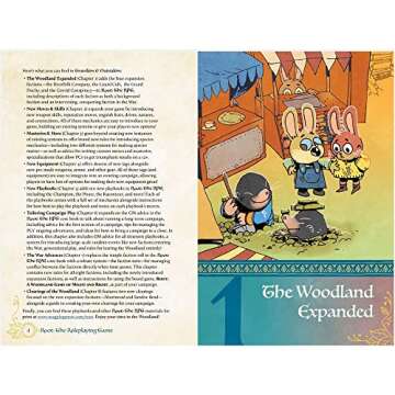 Deluxe Set Root: The RPG - Core Book & Travelers & Outsiders, hardcover rulebook & Expansion, Full-Color, Original Art by Kyle Ferrin, Silk Bookmarks, foil-Stamped Covers, Hard slipcase Included.