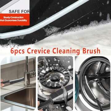 Crevice Cleaning Brush for Multifunctional Home Cleaning