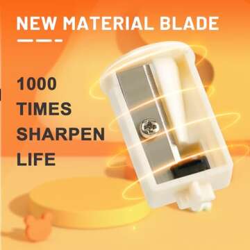 YPLUS Electric Pencil Sharpener for Kids, Super Portable Small Colored Pen Sharpeners, Automatic Mini Sharpener for Classroom, Stocking Stuffers for Kids Toddler - Pink