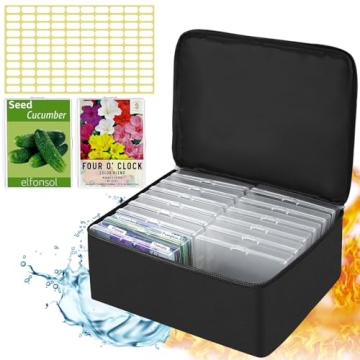 Large Capacity Seed Storage Organizer for Gardening Enthusiasts