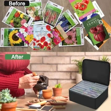 Durable Seed Storage Box for Gardening Enthusiasts