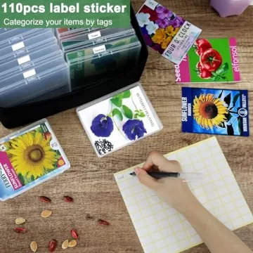 Durable Seed Storage Box for Gardening Enthusiasts