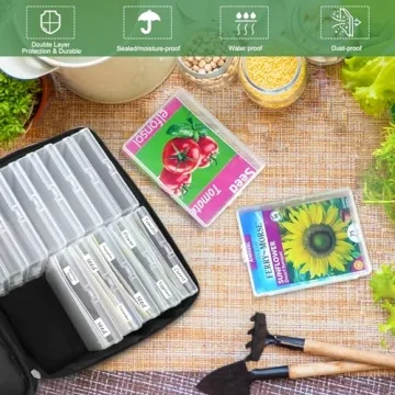 Durable Seed Storage Box for Gardening Enthusiasts