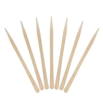 9000 Count | KingSeal Natural Birch Wood Sandwich Picks, Appetizer Picks, Waxing Sticks, 3.5 Inch Length, Plain, Eco-Friendly, Commercial Bulk Pack - 12 Boxes x 750