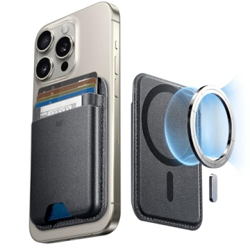 ESR MagSafe Wallet - 5-Card Holder & Magnetic, Black