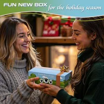 VELENTI Sheep Toilet Roll Holder - Funny Toilet Paper Holder Free Standing Bathroom Set - 3D Printed Black Sheep Loo Roll Holder - Hilarious Tissue Paper Roll Storage - Cute Bathroom Decor - Set of 3