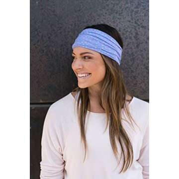 Maven Thread Sugar, Workout Headbands for Women, Wide Headbands for Women, Sports Running Headband f...