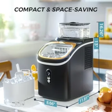 Kismile Portable Ice Maker for Home and Office