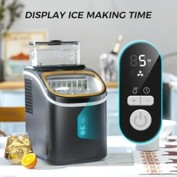 Kismile Portable Ice Maker for Home and Office