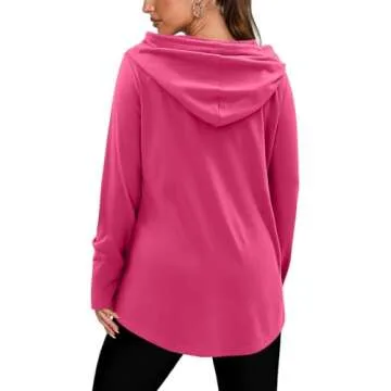 Stylish BETTE BOUTIK Women’s Half-Zip Hoodie for Comfort