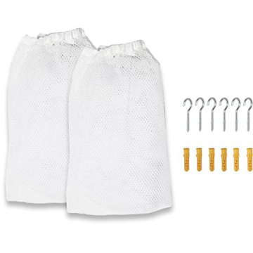 Stuffed Animals Jumbo Toy Storage Hammock Organizer White