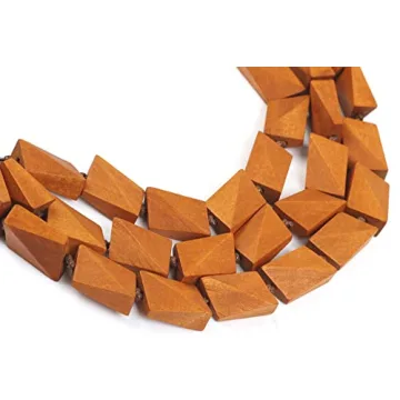 Coiris Layered Wood Beaded Necklace for Women