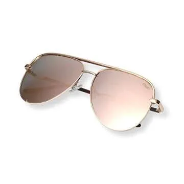 Stylish EVEE Metal Aviator Sunglasses with UV Protection