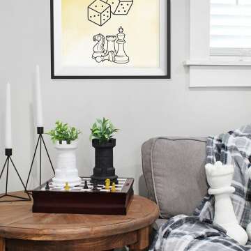 Esterno Chess Piece Planter Pots - Unique Rook Statues