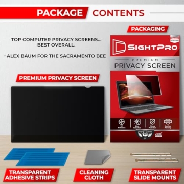 SightPro 14 Inch Laptop Privacy Screen for Secure Data