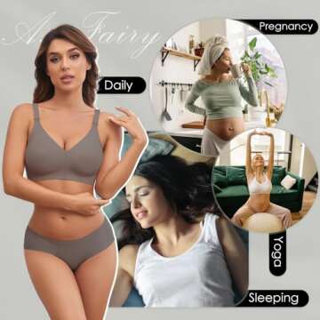 As Fairy Nursing Bralette for Support and Comfort