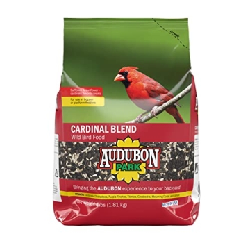 Audubon Park Cardinal Blend Wild Bird Food, Perfect Seed for Cardinals and More