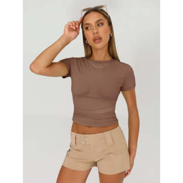 AUTOMET Women’s Stylish 3-Piece Short Sleeve Shirt Pack