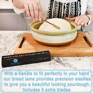 Baking & Beyond Banneton Basket, Bread Proofing Basket Set (9 inch), Bread Banneton Proofing Basket, Brotform, Proofing Baskets for Sourdough, Sourdough Banneton Basket, Sourdough Basket Starter Kit