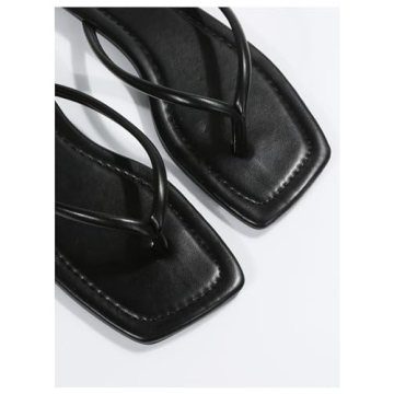 GORGLITTER Women's Thong Flat Sandals for Stylish Comfort