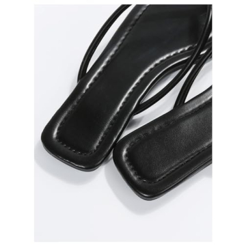 GORGLITTER Women's Thong Flat Sandals for Stylish Comfort