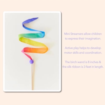 Sarah's Silks Mini Rainbow Streamer for Kids Creativity