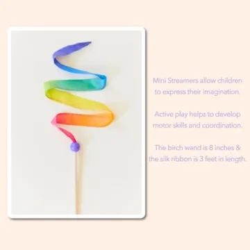 Sarah's Silks Mini Rainbow Streamer for Kids Creativity