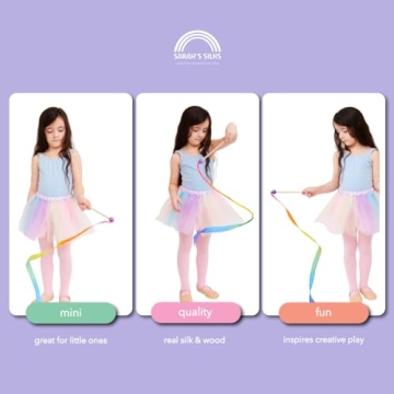 Sarah's Silks Mini Rainbow Streamer for Kids Creativity