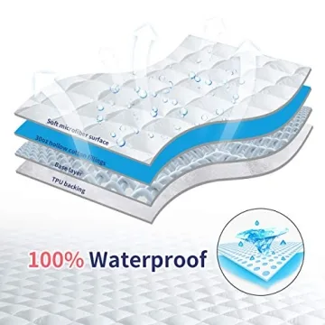 Queen Waterproof Mattress Cover - 4-Inch Cooling Comfort