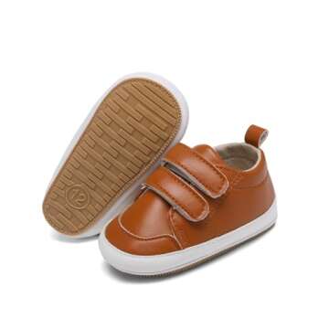 BEIDI Baby Girls Boys Shoes Soft Anti-Slip Sole Newborn First Walkers Star High Top Canvas Denim Uni...