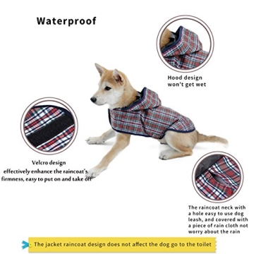 Speedy Pet Waterproof Dog Raincoat for Small Breeds
