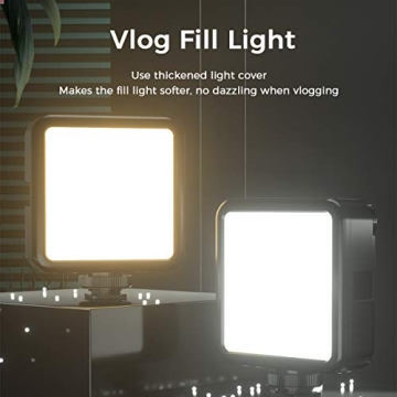 VL-81 LED Video Light Portable Dimmable CRI95+ for DSLR GoPro