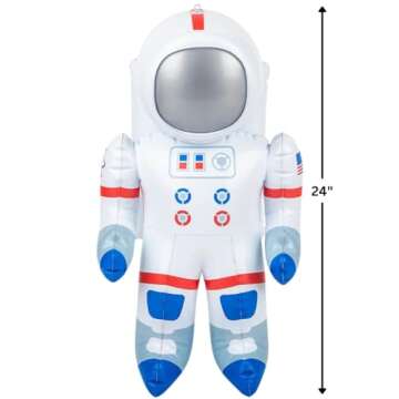 Rhode Island Novelty IR Space Astronaut Inflatable 24" Decoration