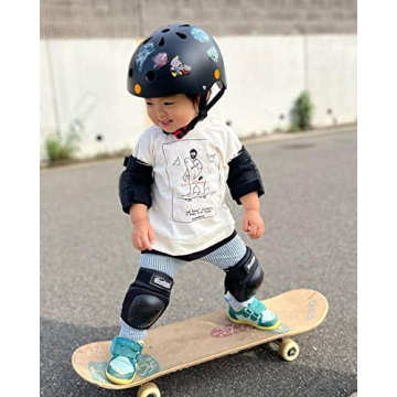 Simply Kids Helmet with DIY Stickers for Age 2-8