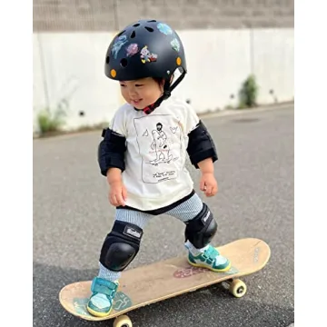 Simply Kids Helmet with DIY Stickers for Age 2-8