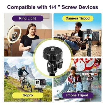UBeesize 62" Phone Tripod & Selfie Stick, Camera Tripod Stand with Wireless Remote and Phone Holder,Compatible with iPhone Android Phone, Perfect for Selfies/Video Recording/Live Streaming Black