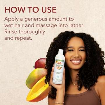 Ultra Moisturizing Mango & Shea Butter Shampoo for Dry Hair